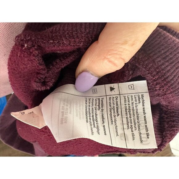 Carhartt Dunlow Full Zip Embroidered purple Fleece Sweatshirt Women's Medium - Picture 13 of 13